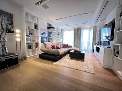 5- Zi.-Luxus-Whng., kpl. möbl. m. Lift, TG Stellpl., Gartenterr.in Ddf. O'kassel ab sof. z. verm.