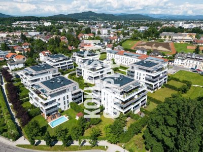Hochwertige 2-Zimmer-Gartenwohnung inkl. KFZ-Stellplatz im Maria-Theresia-Park.