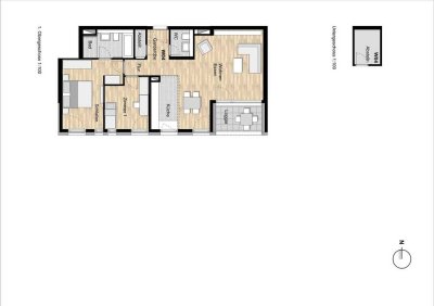 Wohnung 4 - 1. Obergeschoss mit Loggia