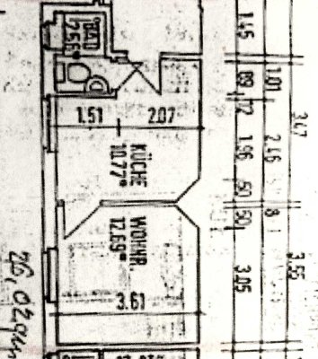 Denkmalgeschützte 1,5 Zimmer Wohnung in Köln Buchheim