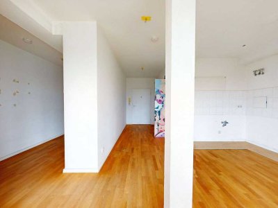 Charmante 1-Zimmer-Dachgeschosswohnung mit Weitblick über einen grünen Park sowie die Dahme!