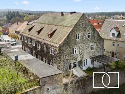 Historisches Schmuckstück! Wohnhaus in zentraler Innenstadtlage mit denkmalgeschütztem Fabrikgebäude