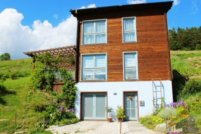 Einfamilienhaus in traumhafter Hanglage - 45 Minuten von Wien