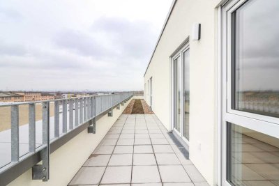 Sonniges Penthouse mit moderner Einbauküche und traumhafter Dachterrasse zur Entfaltung