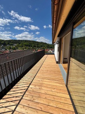 Moderne 3-Raum-Wohnung mit lux. Innenausstattung und Einbauküche