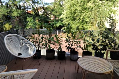 Provisionsfrei: Bestes Martinsviertel, sanierte 3 Zimmer, EBK,  großer Balkon, optional Garage