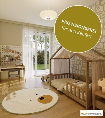 Provisionsfreie 4-Zimmer Wohnung mit 2 Bädern und 40qm Balkon!