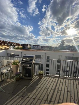 Luxuriöses Penthouse mit 3,5 Zimmern und Balkon in Darmstadt-Mitte