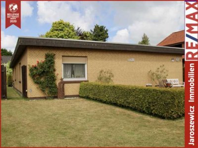 * Schöner Bungalow in Norden – Ebenerdiges Wohnen mit Komfort & Nähe zur Nordsee * EEK D *