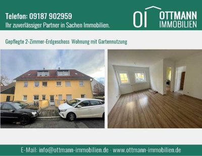 Gepflegte 2-Zimmer-Erdgeschosswohnung direkt in Laufamholz