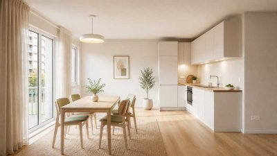 Penthouse mit TG & Blick ins Grüne - Sonne von Mittag bis Abend
