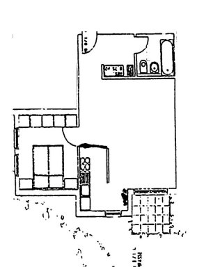 Freundliche 2-Zimmer-Wohnung mit Einbauküche und Terrasse in Köln/Sürth