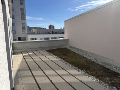 S�nnige 5-Zimmerwohnung mit umlaufender Dachterrasse in Haar