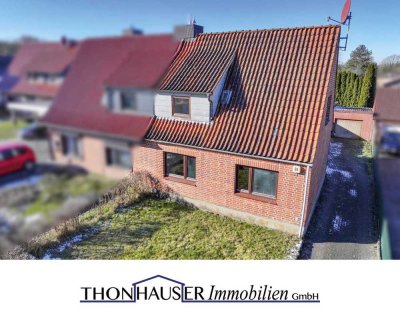 Doppelhaushälfte für Handwerker mit Garage und großem Garten in 22946 Großensee