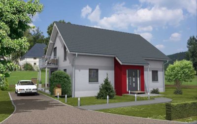 Exklusive Villa: 3 Kinderzimmer, Büro-/Gäste-Zimmer, 2 Bäder, also 6 Zimmer - Grdst. im Preis enth.