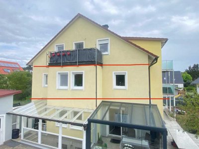 Gepflegte 4 Zimmer Wohnung mit Süd-Balkon und Stellplatz in ruhiger Lage bei Schwabach zu verkaufen.