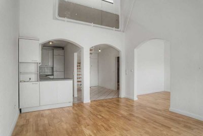 Loftartige Maisonettewohnung mit Dachterrasse