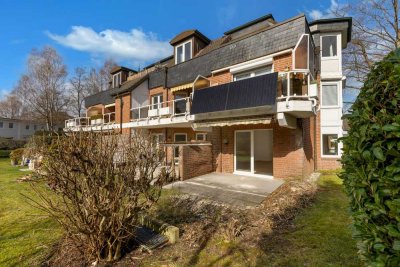 Kapitalanlage oder Eigennutzung: Kernsanierte 2-Zimmer-Gartenwohnung mit Südterrasse & TG-Stellplatz