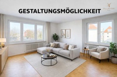 Lichtdurchflutete 5-Zimmer-Wohnung mit Loggia & Tiefgarage im Würzburger Frauenland