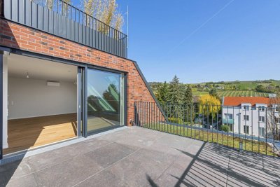 Penthouse mit Blick in die Weinberge