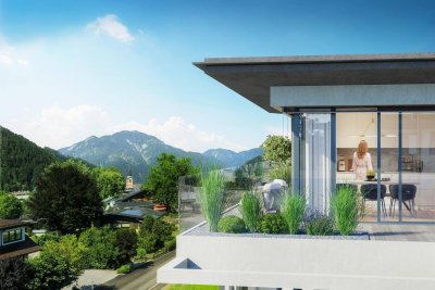 Wohnen über den Dächern Kirchdorfs mit alpinem Weitblick (06696)