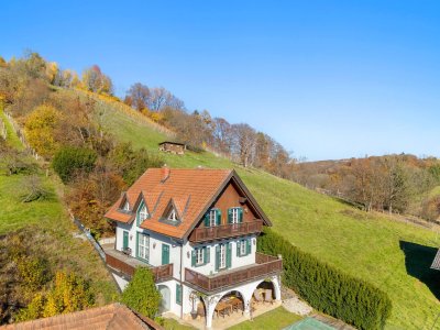 Elegantes Landhaus mit hochwertiger Designerausstattung, Pool und Panoramablick im steirischen Vulkanland