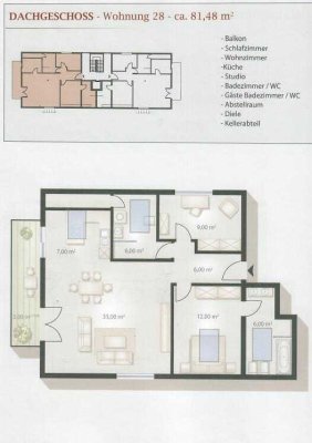 Luxus-Dachgeschoss im Schlosspark – Modern, Barrierefrei & Nachhaltig Wohnen!