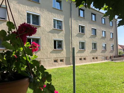 Frisch sanierte 3-Raum-Wohnung mit Einbauküche und ebenerdiger Dusche in Kretzschau