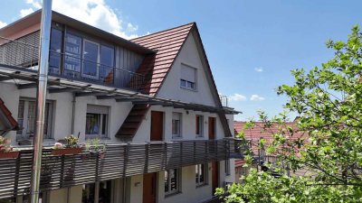 Exklusives 4,5-Zi. Maisonette-Penthouse mit Aufzug, Terrassen, Balkon, Garagen & Traum-Aussicht