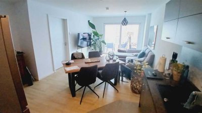 Mayence Immobilien: Moderne helle 2 Zimmerwohnung mit Wintergarten und Terrasse!!