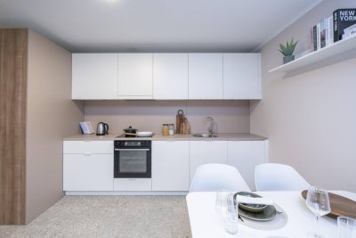Exklusive 2-Zimmerwohnung mit riesiger Terrasse inkl. Gy &amp; Sauna direkt an U1 und HBF-Nähe!
