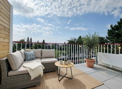 RUHELAGE TRIFFT WOHNGENUSS – Anlegerhit mir hochwertiger Ausstattung &amp; Süd/West Balkon – Wohnen im Grünen