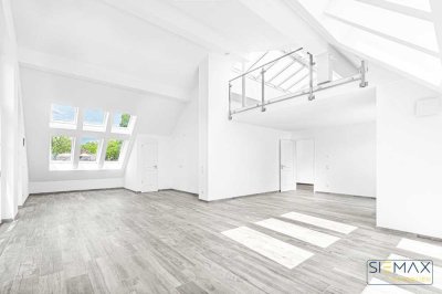 Penthouse-Highlight in München-Obermenzing: Galerie, Schlossblick & Traumlage