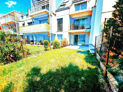 Barrierefreie Gartenwohnung am Stadtrand - provisionsfreier Erstbezug