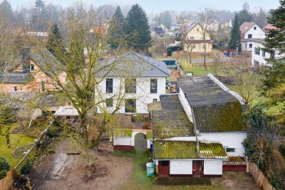 Flexible Nutzung unter zwei Dächern! Moderne Stadtvilla mit Remise in Petershagen