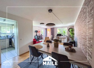 Helle 3-Zimmer-Wohnung mit Balkon und Tiefgaragenstellplatz in ruhiger Lage von Stuttgart-Lederberg