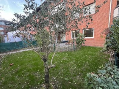 Helle 2-Zimmer Wohnung mit Terrasse und kleinem Garten in Rheinnähe