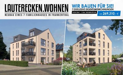 Neubauprojekt "Lauterecken.Wohnen" - 4 ZKB Etagenwohnung mit Dachterrasse