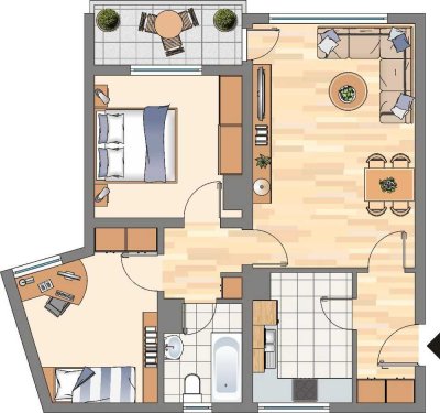 Demnächst frei! 3-Zimmer-Wohnung in Dortmund Wickede