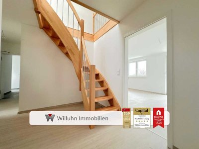Lichtdurchflutet & modern! Stellplatz und Garage | Balkon | Fußbodenheizung | Grill- und Spielplatz