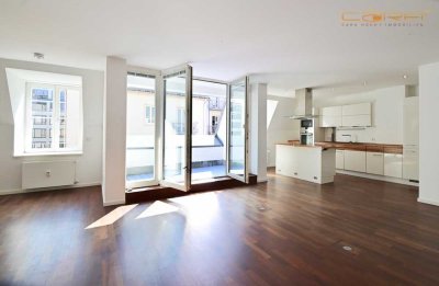 Zentral und ruhig: Lichtdurchflutete 4,5-Zimmer-Maisonette im Innenhof mit exklusiver Ausstattung