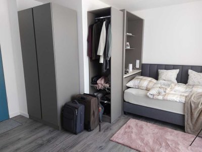 Vollmöbelierte 1 Zimmer Wohnung nahe der Stadtmitte
