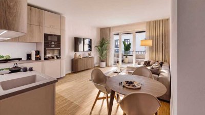 1-Zimmer-Apartment in Pankow mit Südbalkon