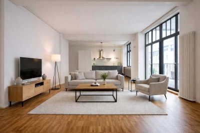 Freiraum trifft Design - 3-Zimmer-Loft mit Balkon, Aufzug und Tiefgarage  in den Kadiner 17 Lofts