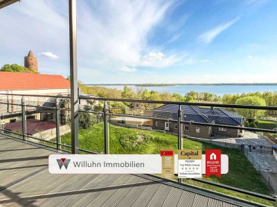 Familientraum im Loftstil und direktem Seeblick l Bezugsfrei l Exklusiv leben im Altwerk Pouch