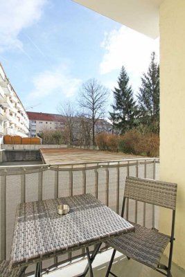 Modern möblierte 2-Zimmer Wohnung mit Balkon in Sendling-Westpark