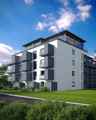 Eine 4-Zimmer-Wohnung mit einem Balkon in Südausrichtung