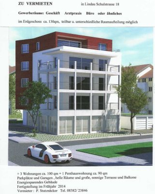 3 Zimmer Penthousewohnung, südlage, Berg- und Seesicht +(49)1746542295