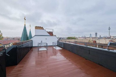 Der Himmel über Berlin // Dachgeschosswohnung mit großer Aufdachterrasse