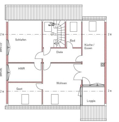 Neu renovierte 3,5-Zimmer Dachgeschosswohnung